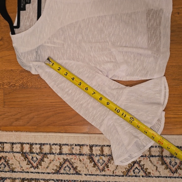 PERCEPTIONS BRAND WOMEN'S WHITE SHORT OPEN CARDIGAN SHRUG SIZE XL - Picture 14 of 16